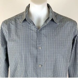 THEORY - BEAUTIFUL MEN’S CHECKED SHIRT - XL